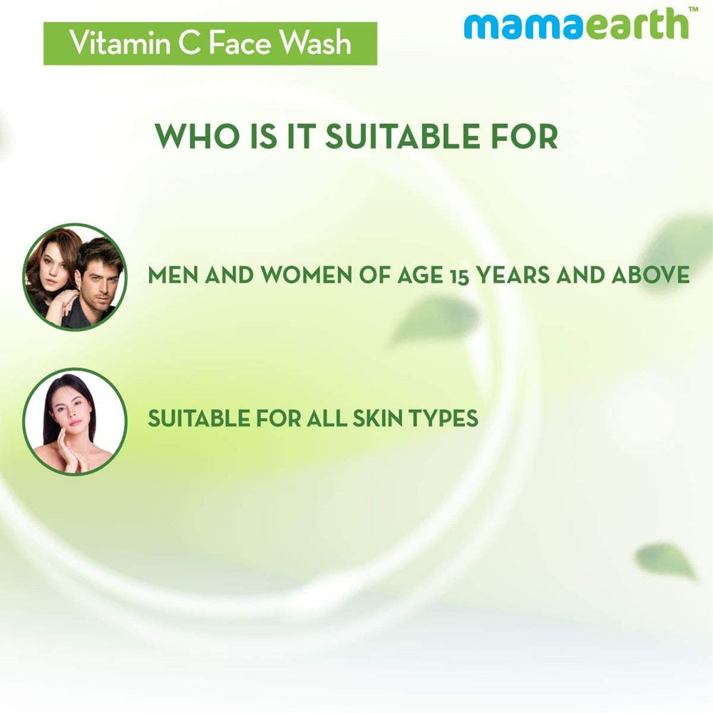 Mamaearth Vitamin C Face Wash For Skin Illumination Mamaearth Vitamin C Face Wash For Skin Illumination