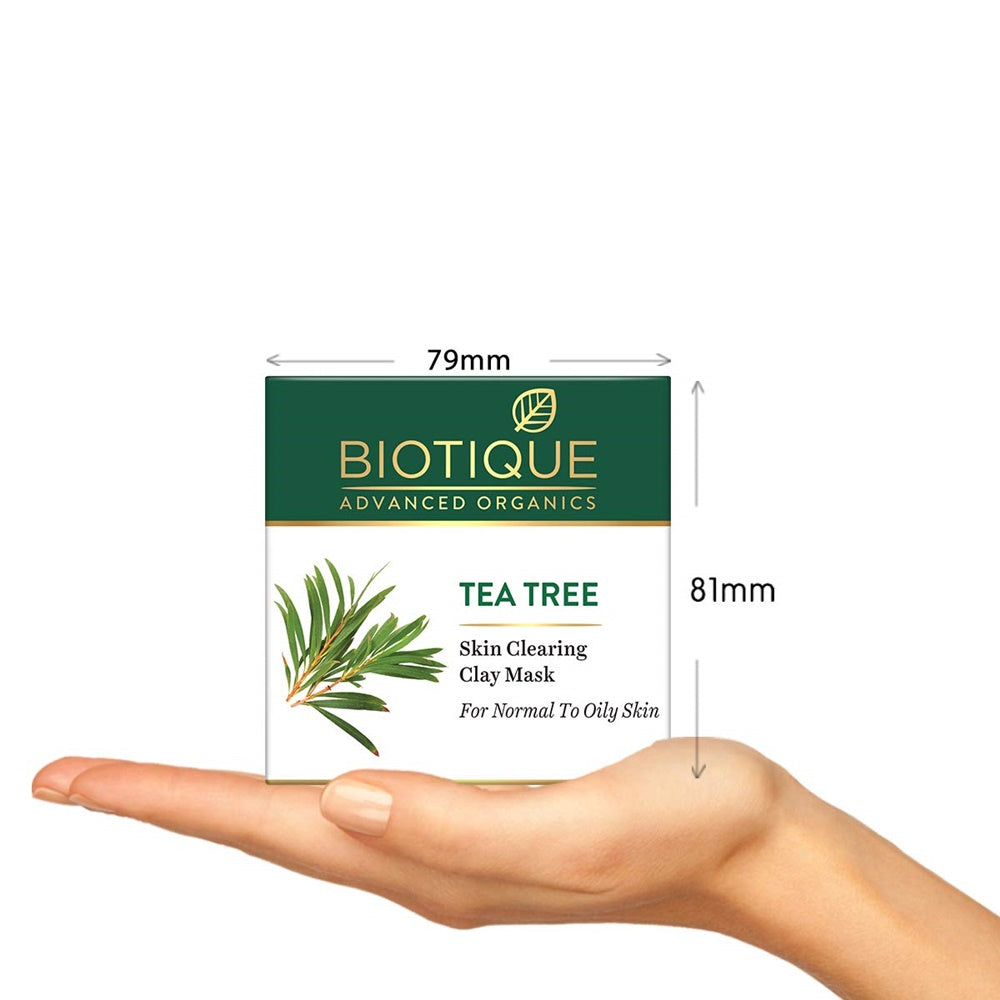 Biotique Advanced Organics Tea Tree Skin Clearing Clay Mask Biotique Advanced Organics Tea Tree Skin Clearing Clay Mask
