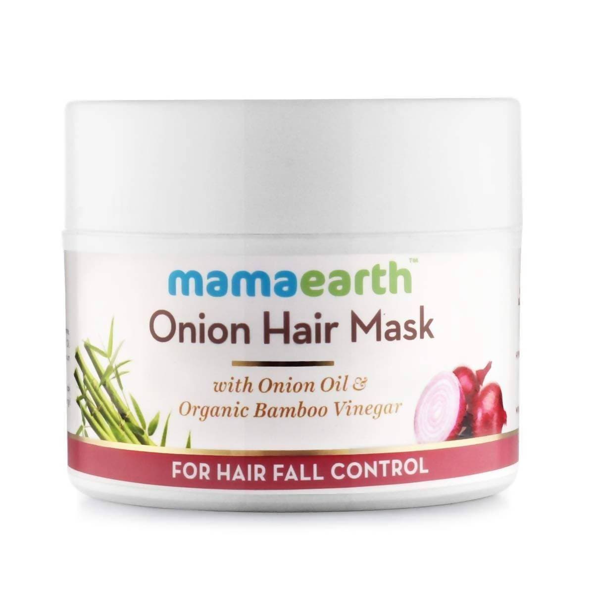 Mamaearth Onion Conditioner + Hair Mask + Hair Oil For Hair Fall Control Combo Pack Mamaearth Onion Conditioner + Hair Mask + Hair Oil For Hair Fall Control Combo Pack