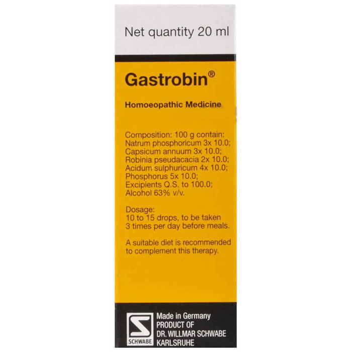Dr. Willmar Schwabe India Gastrobin Drop Dr. Willmar Schwabe India Gastrobin Drop