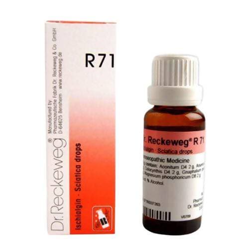 Dr. Reckeweg R71 Ischialgin - Sciatica Drops Dr. Reckeweg R71 Ischialgin - Sciatica Drops