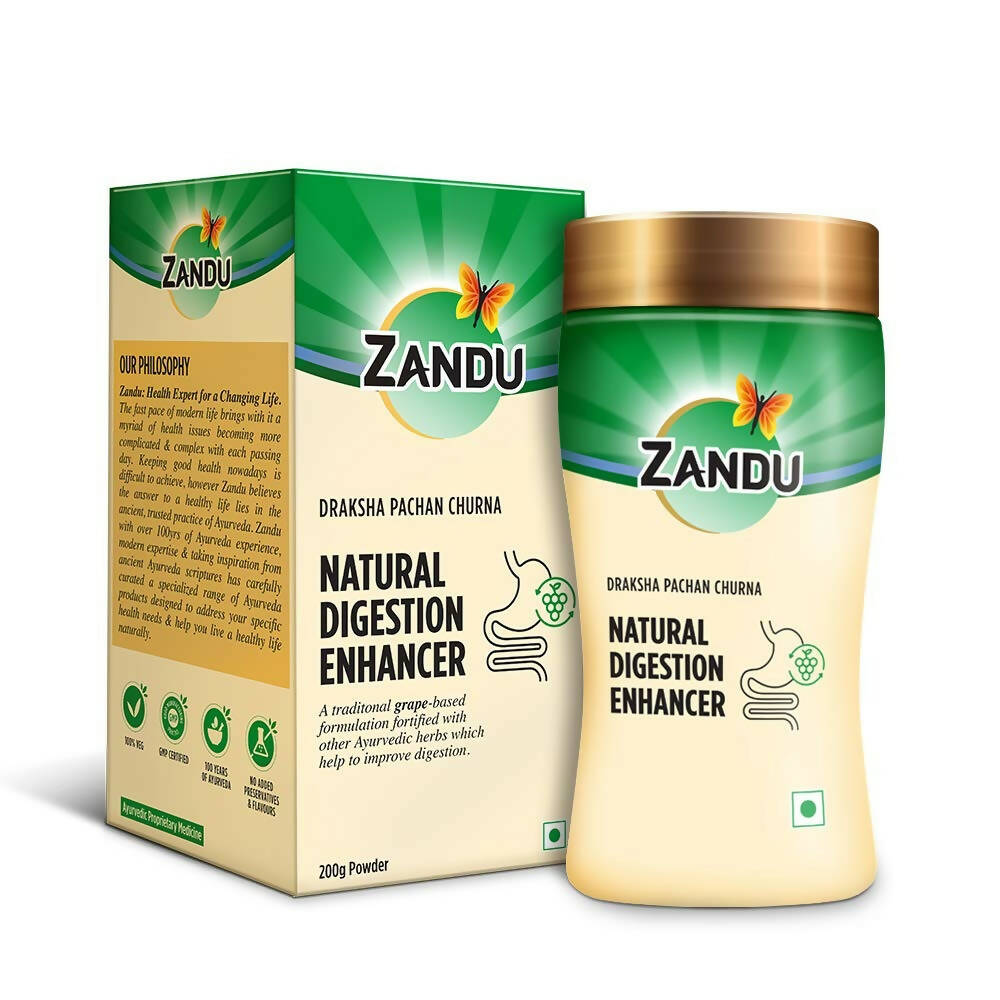 Zandu Natural Digestion Enhancer, Draksha Pachan Churna - safuroncart