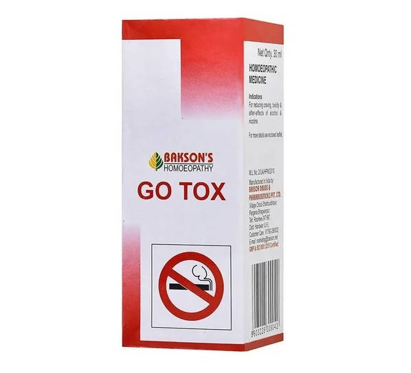 Bakson's Homeopathy Go Tox Drops Bakson's Homeopathy Go Tox Drops