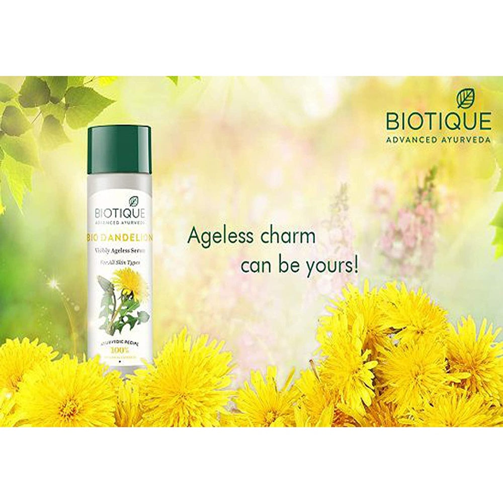 Biotique Bio Dandelion Visibly Ageless Serum 190 ml Biotique Bio Dandelion Visibly Ageless Serum 190 ml