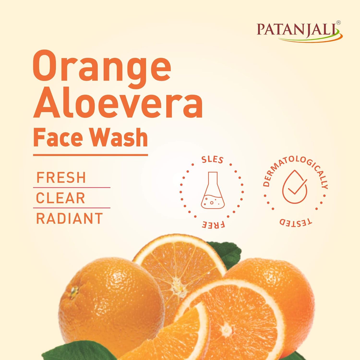 Patanjali Orange Aloevera Face Wash for Gentle Cleanser Removes Dirt Oil Refreshes Skin Natural Care for All Skin Types Patanjali Orange Aloevera Face Wash for Gentle Cleanser Removes Dirt Oil Refreshes Skin Natural Care for All Skin Types