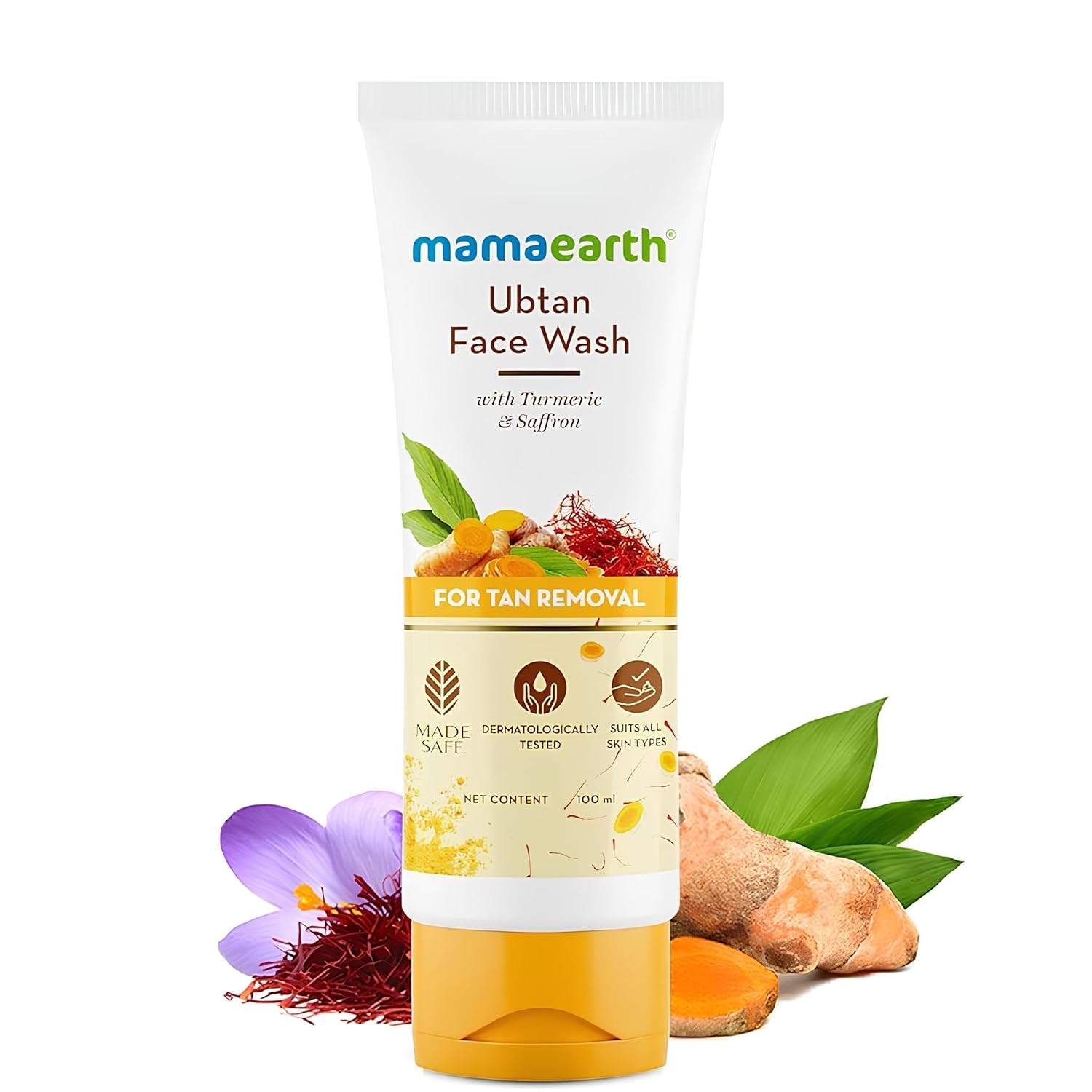 Mamaearth Ubtan Face Wash For Tan Removal - Safuron Mamaearth Ubtan Face Wash For Tan Removal - Safuron