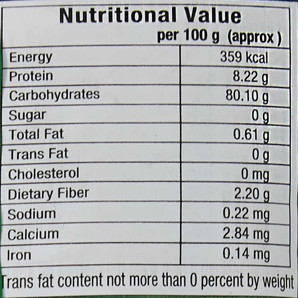 Patanjali Shakti XXL Basmati Rice (1 kg) Patanjali Shakti XXL Basmati Rice (1 kg)