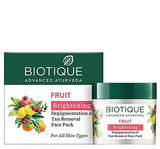 Biotique Advanced Ayurveda Fruit Brightening Depigmentation & Tan Removal Face Pack - Safuron
