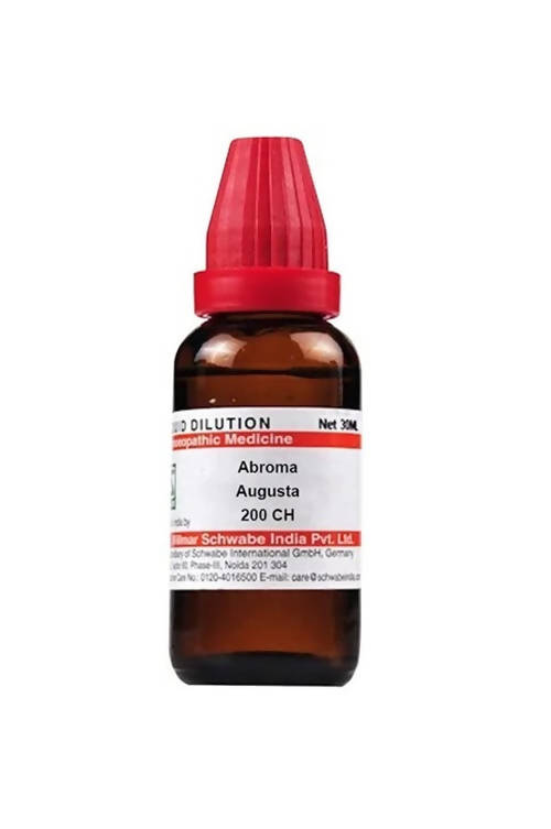 Dr. Willmar Schwabe India Abroma Augusta Dilution Dr. Willmar Schwabe India Abroma Augusta Dilution