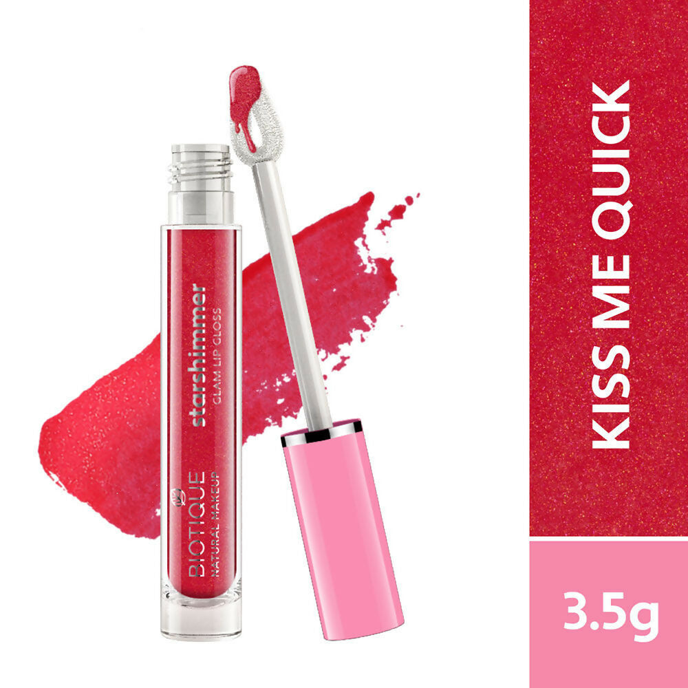 Biotique Starshimmer Glam Lip Gloss - Just Kissed-PI31 Biotique Starshimmer Glam Lip Gloss - Just Kissed-PI31