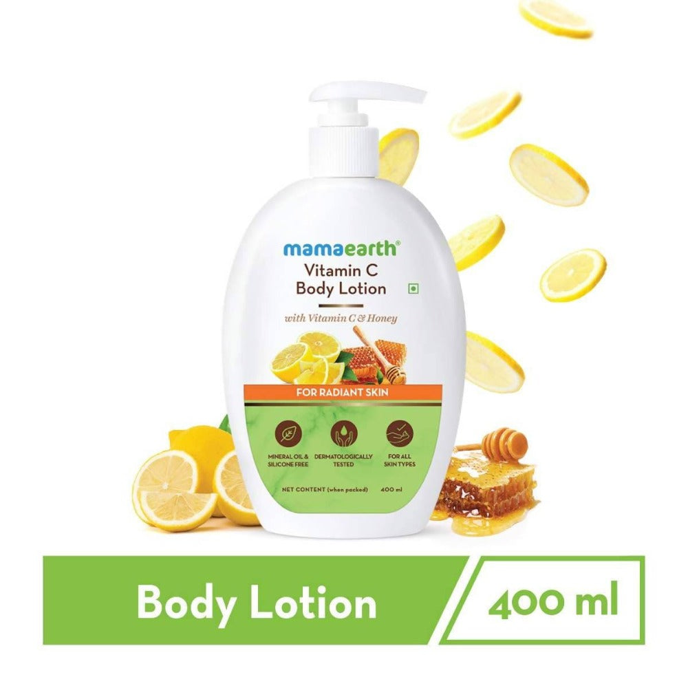 Mamaearth Vitamin C Body Lotion For Radiant Skin Mamaearth Vitamin C Body Lotion For Radiant Skin