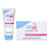Sebamed Baby Rash Cream 100ml & Baby Cleansing Bar 100gm Combo - Safuron
