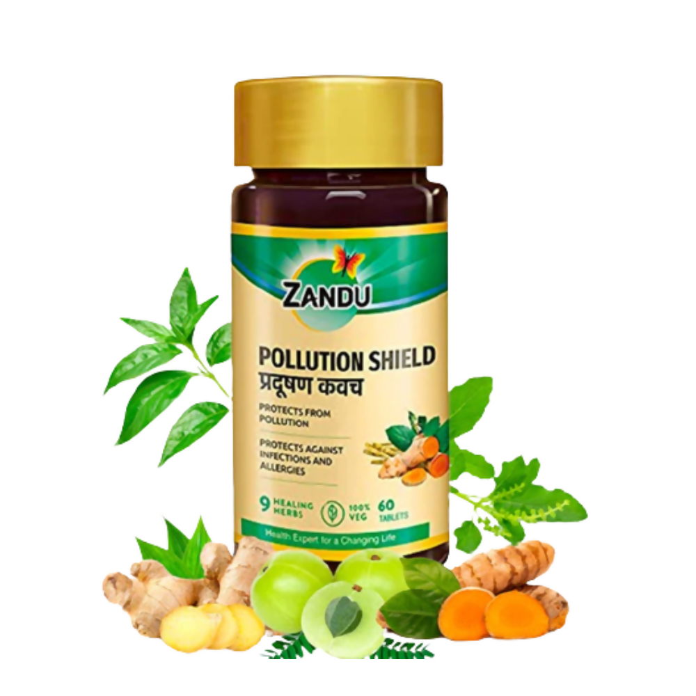 Zandu Pollution Shield Tablets - safuroncart