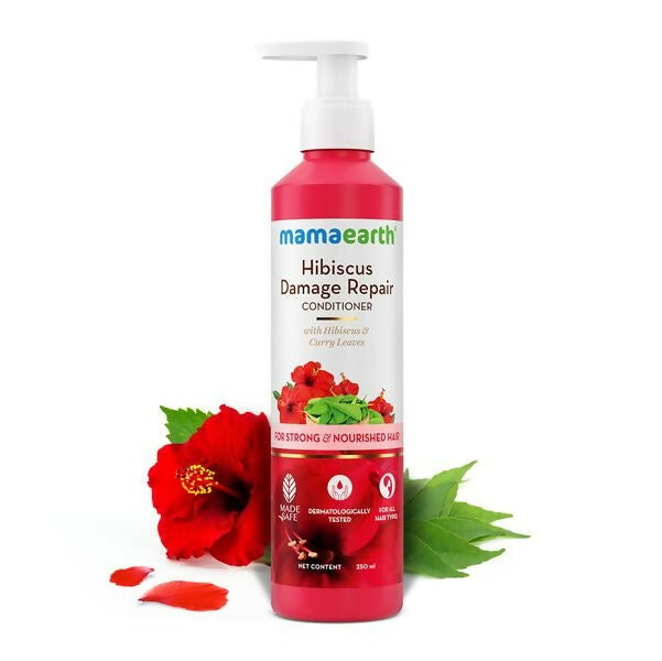 Mamaearth Hibiscus Damage Repair Conditioner With Hibiscus & Curry Leaves Mamaearth Hibiscus Damage Repair Conditioner With Hibiscus & Curry Leaves