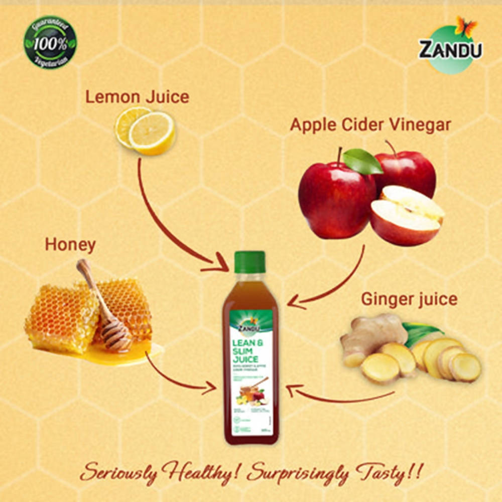 Zandu Lean & Slim Juice with Honey & Apple Cider Vinegar Zandu Lean & Slim Juice with Honey & Apple Cider Vinegar