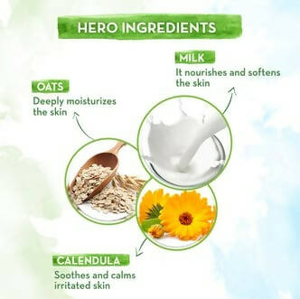 Mamaearth Milky Soft Head to Toe Wash With Oats, Milk & Calendula For Babies Mamaearth Milky Soft Head to Toe Wash With Oats, Milk & Calendula For Babies