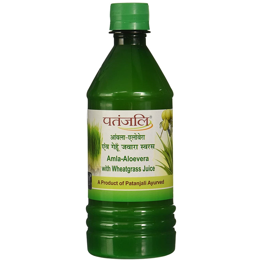 Patanjali Amla Aloevera with Wheat Grass Juice Patanjali Amla Aloevera with Wheat Grass Juice