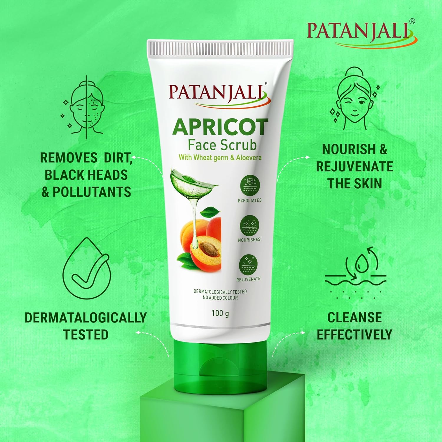 Patanjali Apricot Face Scrub Patanjali Apricot Face Scrub