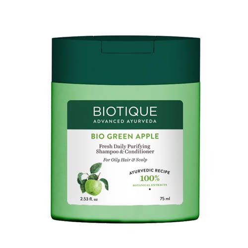 Biotique Bio Green Apple Shampoo & Conditioner -  75 ml Biotique Bio Green Apple Shampoo & Conditioner -  75 ml