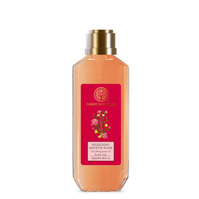 Forest Essentials Travel Size Silkening Shower Wash Iced Pomegranate & Kerala Lime Forest Essentials Travel Size Silkening Shower Wash Iced Pomegranate & Kerala Lime