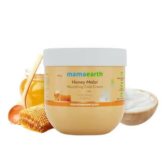 Mamaearth Honey Malai Cold Cream with Honey & Malai For Nourishing Glow - Safuron