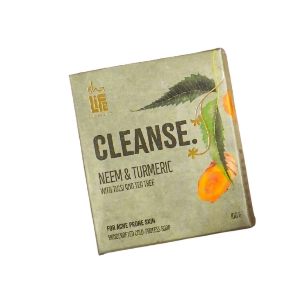 Isha Life Cleanse. Neem And Turmeric With Tulsi And Tea Tree Handcrafted Soap Isha Life Cleanse. Neem And Turmeric With Tulsi And Tea Tree Handcrafted Soap