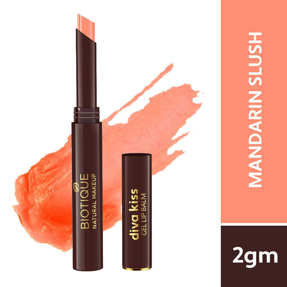 Biotique Diva Kiss Gel Lip Balm - Mandarin Hurricane -P204 Biotique Diva Kiss Gel Lip Balm - Mandarin Hurricane -P204