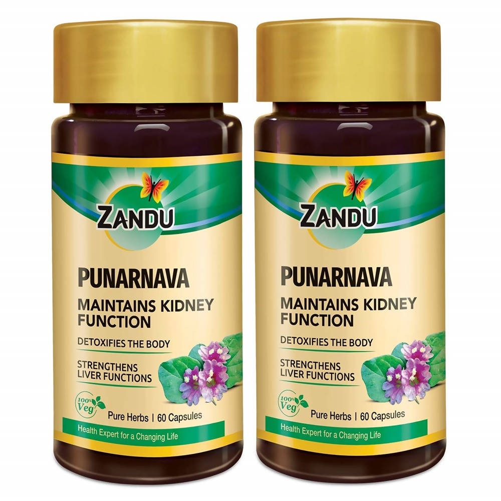 Zandu Punarnava Capsules - safuroncart Zandu Punarnava Capsules - safuroncart