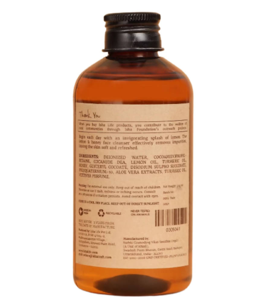 Isha Life Lemon & Honey Herbal Face Cleanser Isha Life Lemon & Honey Herbal Face Cleanser