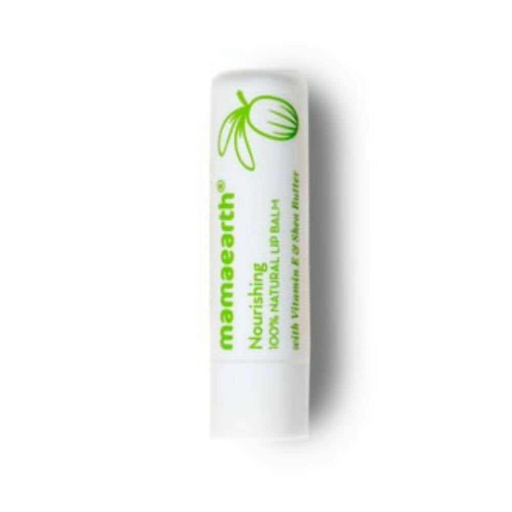 Mamaearth Nourishing 100% Natural Lip Balm With Vitamin E & Shea Butter - Safuron