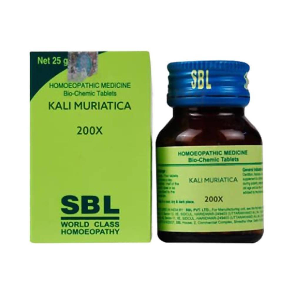 SBL Homeopathy Kali Muriaticum Biochemic Tablets SBL Homeopathy Kali Muriaticum Biochemic Tablets