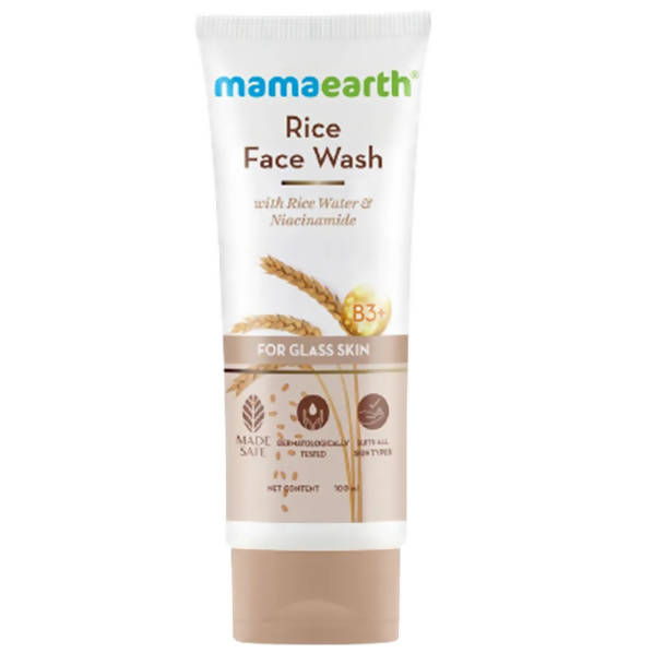 Mamaearth Rice Face Wash With Rice Water & Niacinamide - Safuron Mamaearth Rice Face Wash With Rice Water & Niacinamide - Safuron