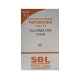 SBL Homeopathy Calcarea Ova Tosta Trituration Tablets - Safuron