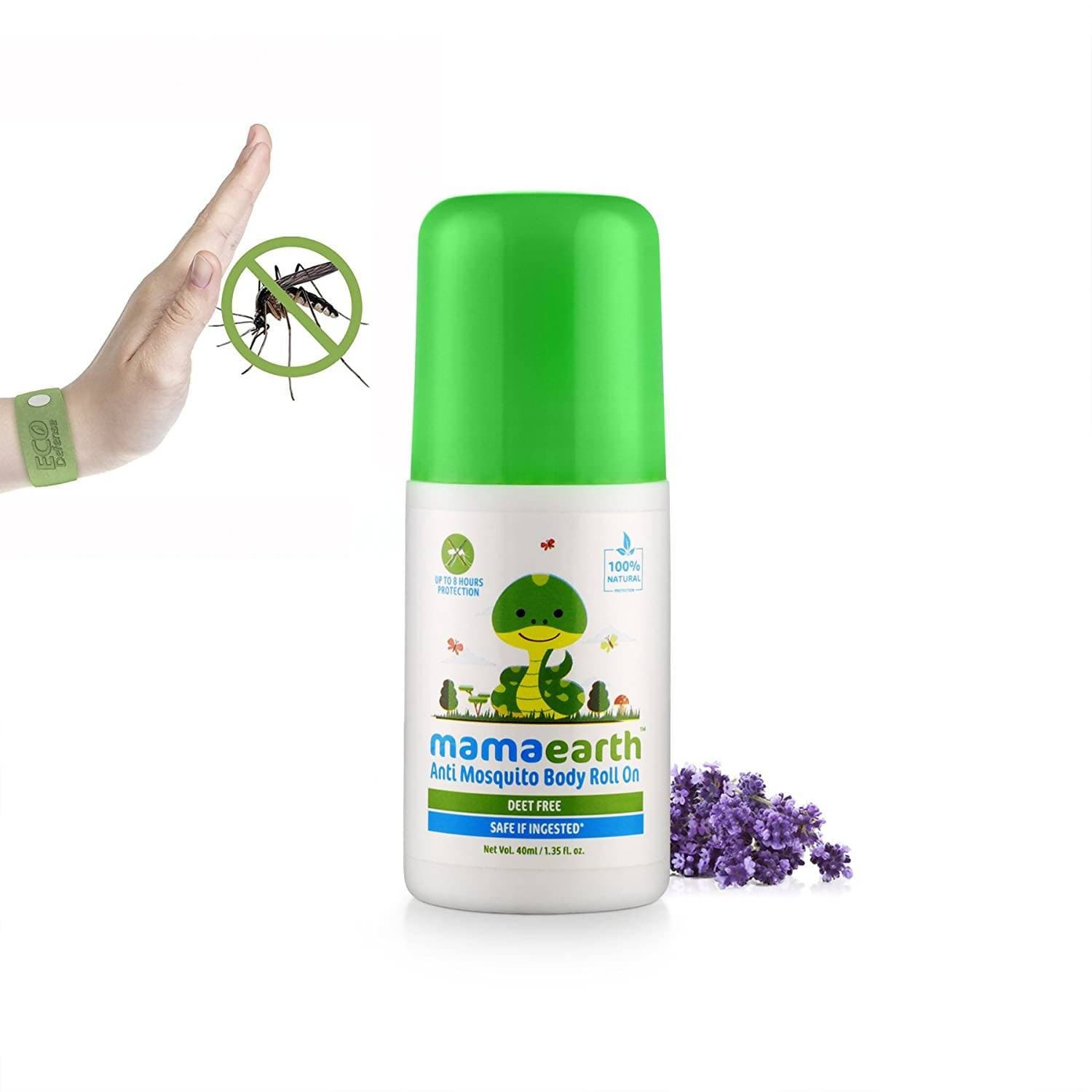 Mamaearth Natural Anti Mosquito Body Roll On For Kids with Citronella Eucalyptus & Lemongrass Oil Mamaearth Natural Anti Mosquito Body Roll On For Kids with Citronella Eucalyptus & Lemongrass Oil