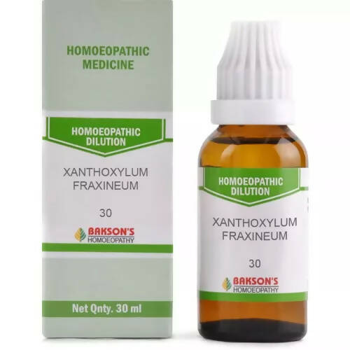Bakson's Homeopathy Xanthoxylum Fraxineum Dilution - Safuron Naturals
