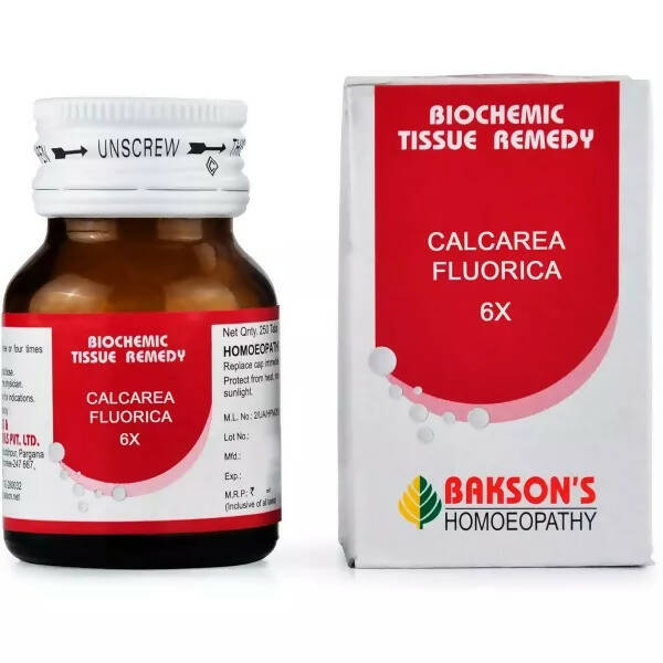 Bakson's Homeopathy Calcarea Fluorica Tablets - Safuron Naturals