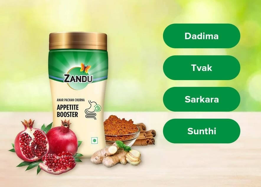 Zandu Appetite Booster Anar Pachan Churna Zandu Appetite Booster Anar Pachan Churna