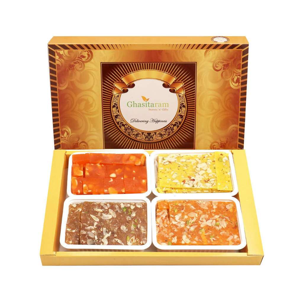 Ghasitaram Big Box of Assorted Halwas - Safuron