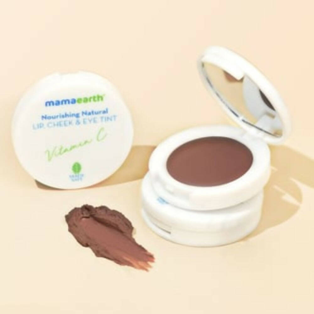 Mamaearth Nourishing Natural Lip Cheek & Eye Tint With Vitamin C & Cocoa-Coco Nude Mamaearth Nourishing Natural Lip Cheek & Eye Tint With Vitamin C & Cocoa-Coco Nude