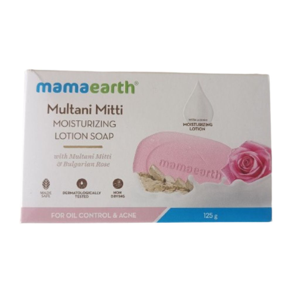 Mamaearth Multani Mitti Moisturizing Lotion Soap - Safuron