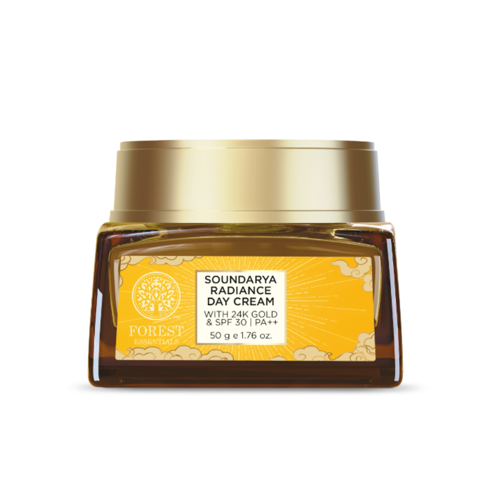 Forest Essentials Soundarya Radiance Cream With 24K Gold & SPF30 - Safuron