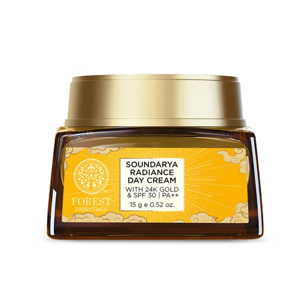 Forest Essentials Soundarya Radiance Cream With 24K Gold & SPF30 Forest Essentials Soundarya Radiance Cream With 24K Gold & SPF30
