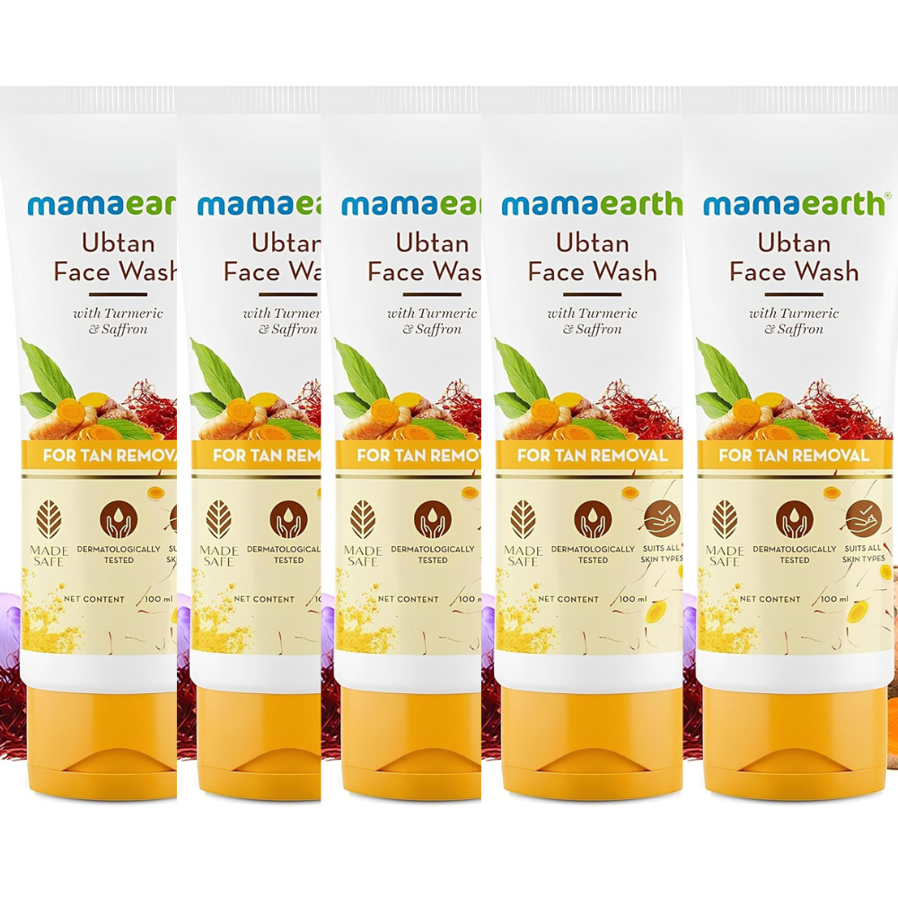 Mamaearth Ubtan Face Wash For Tan Removal - Safuron Mamaearth Ubtan Face Wash For Tan Removal - Safuron