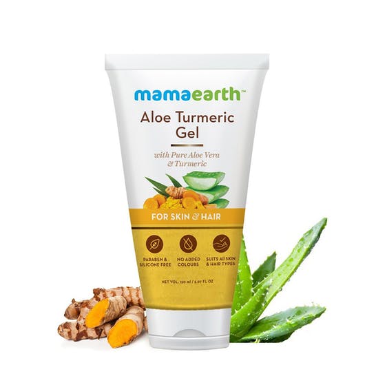 Mamaearth Aloe Turmeric Gel For Skin & Hair Mamaearth Aloe Turmeric Gel For Skin & Hair