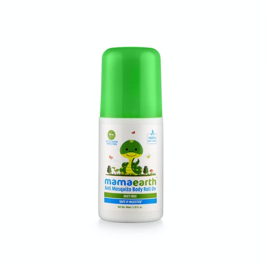 Mamaearth Natural Anti Mosquito Body Roll On For Kids with Citronella Eucalyptus & Lemongrass Oil Mamaearth Natural Anti Mosquito Body Roll On For Kids with Citronella Eucalyptus & Lemongrass Oil