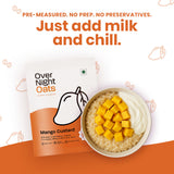 OverNightOats Mango Custard OverNightOats