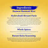 Daawat Biryani Kit Hyderabadi - Authentic Recipe Daawat