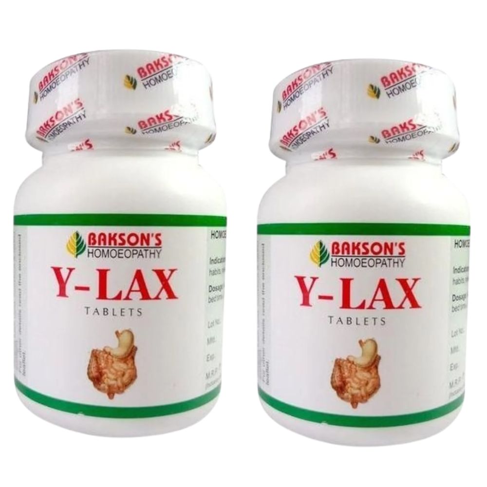 Bakson's Homeopathy Y-Lax Tablet - Safuron Naturals Bakson's Homeopathy Y-Lax Tablet - Safuron Naturals