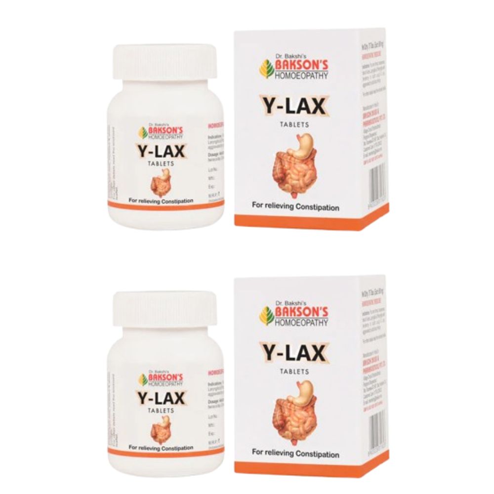 Bakson's Homeopathy Y-Lax Tablet - Safuron Naturals Bakson's Homeopathy Y-Lax Tablet - Safuron Naturals