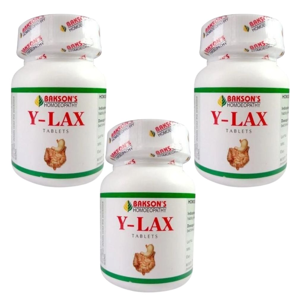 Bakson's Homeopathy Y-Lax Tablet - Safuron Naturals Bakson's Homeopathy Y-Lax Tablet - Safuron Naturals